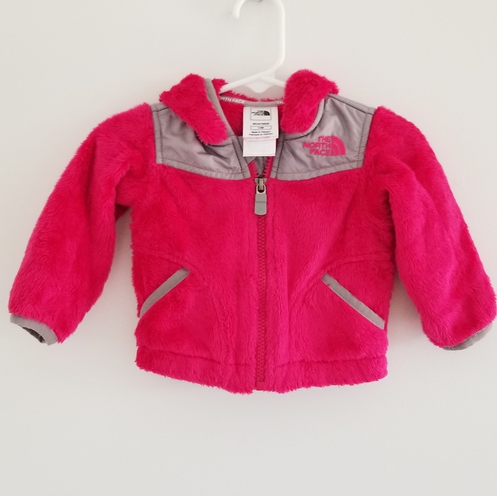 Pink infant north face oso jacket